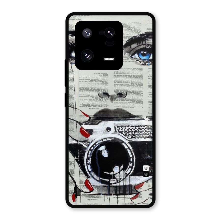 Paper Face Beauty Metal Back Case for Xiaomi 13 Pro