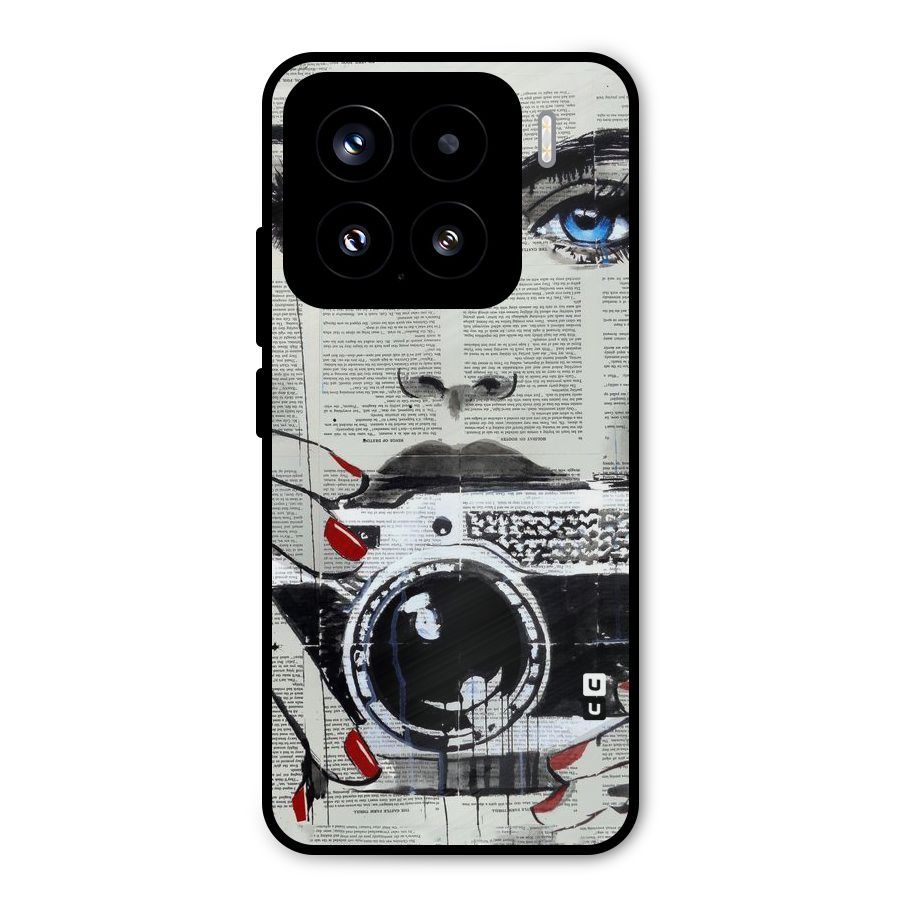 Paper Face Beauty Metal Back Case for Xiaomi 15