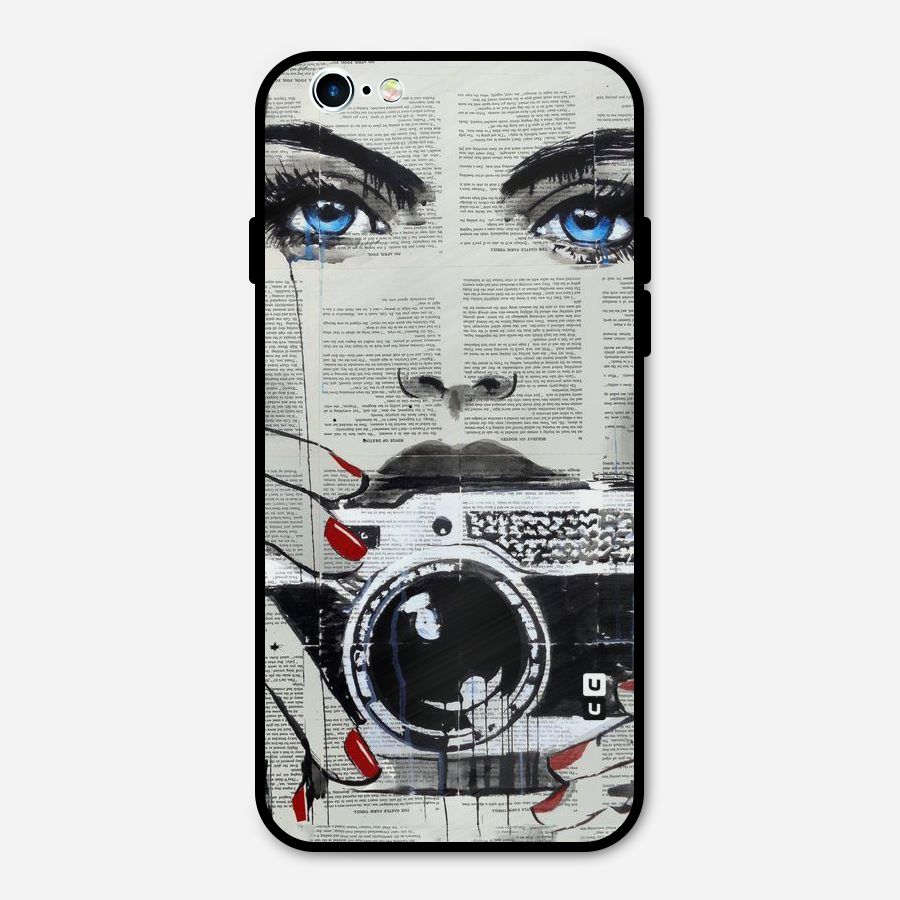 Paper Face Beauty Metal Back Case for iPhone 6 6s