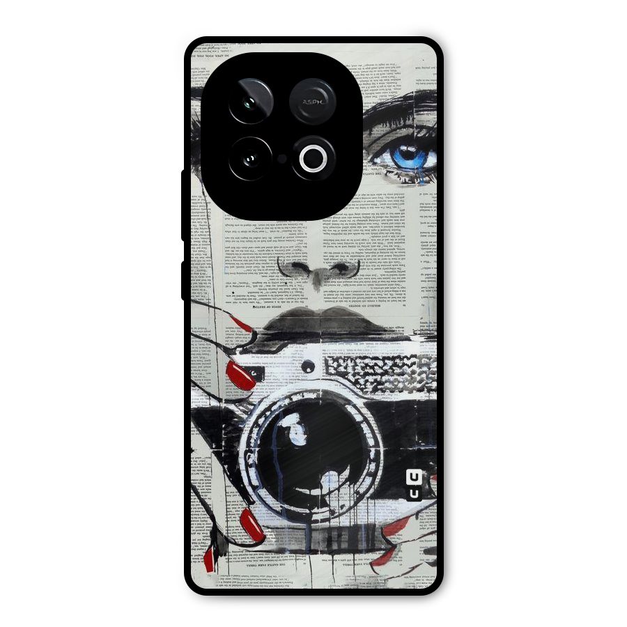 Paper Face Beauty Metal Back Case for iQOO Neo 10