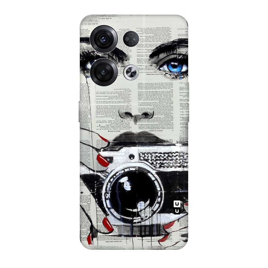 Paper Face Beauty Original Polycarbonate Back Case for Oppo Reno8 Pro 5G