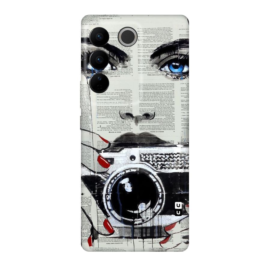 Paper Face Beauty Original Polycarbonate Back Case for Vivo V27