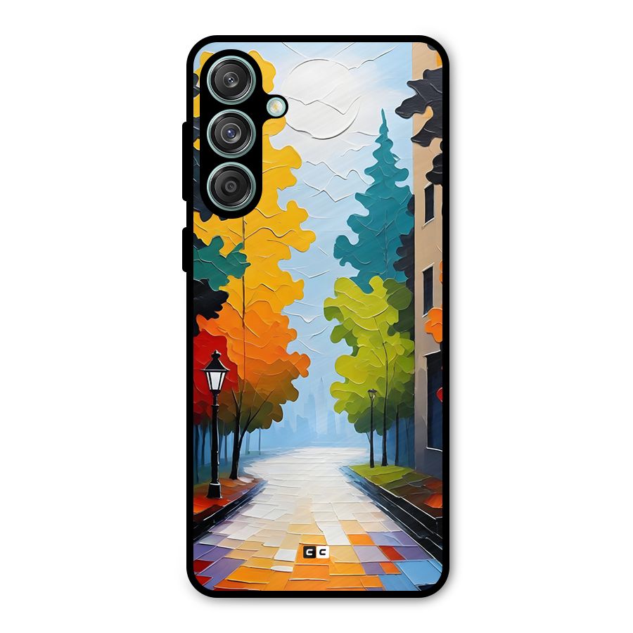 Paper Street Metal Back Case for Galaxy M55 5G