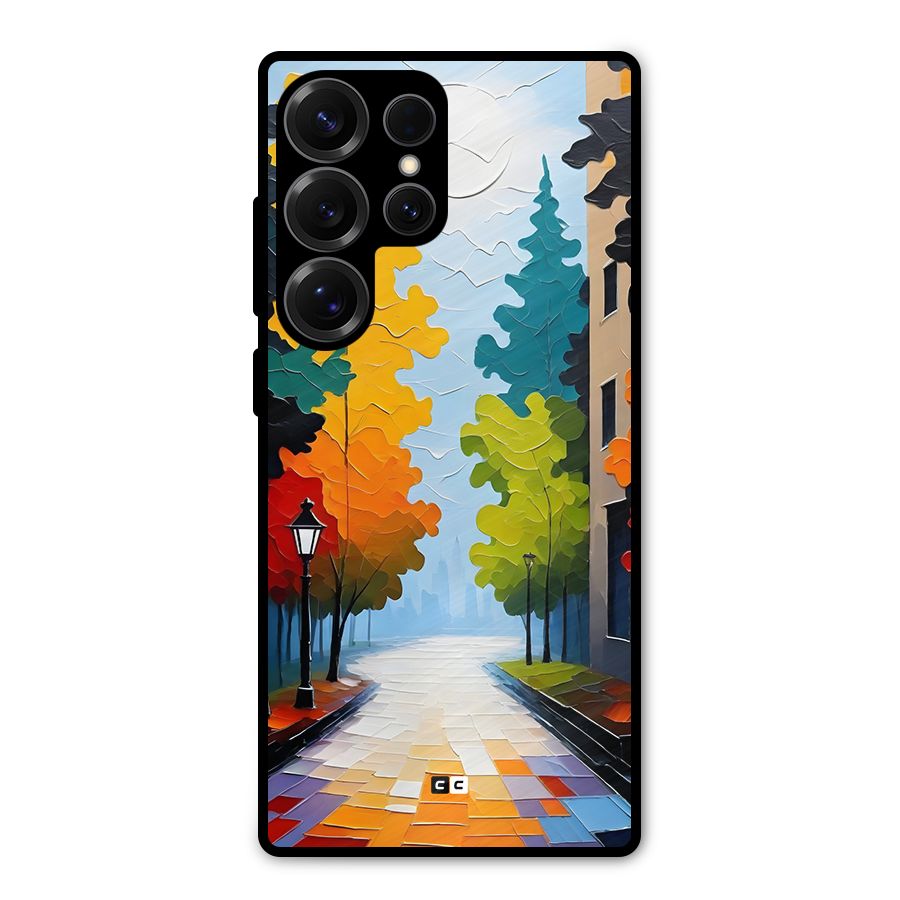 Paper Street Metal Back Case for Galaxy S25 Ultra