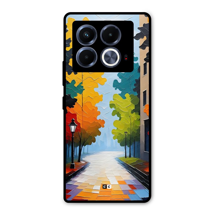 Paper Street Metal Back Case for Infinix Note 40 5G