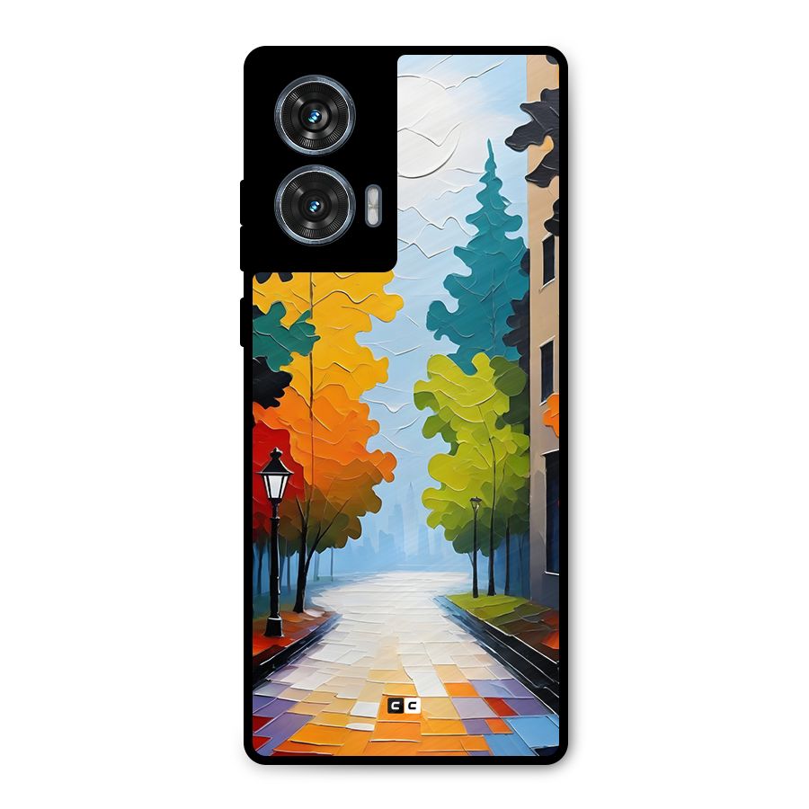 Paper Street Metal Back Case for Motorola Edge 50 Fusion