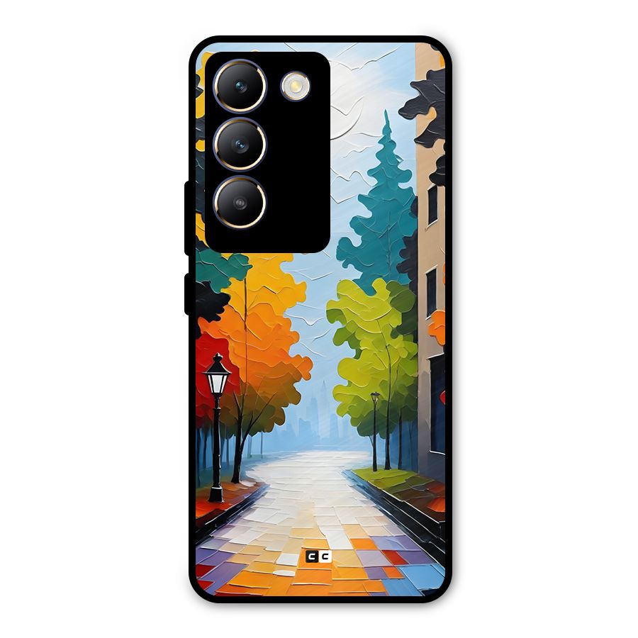 Paper Street Metal Back Case for Vivo T3 5G
