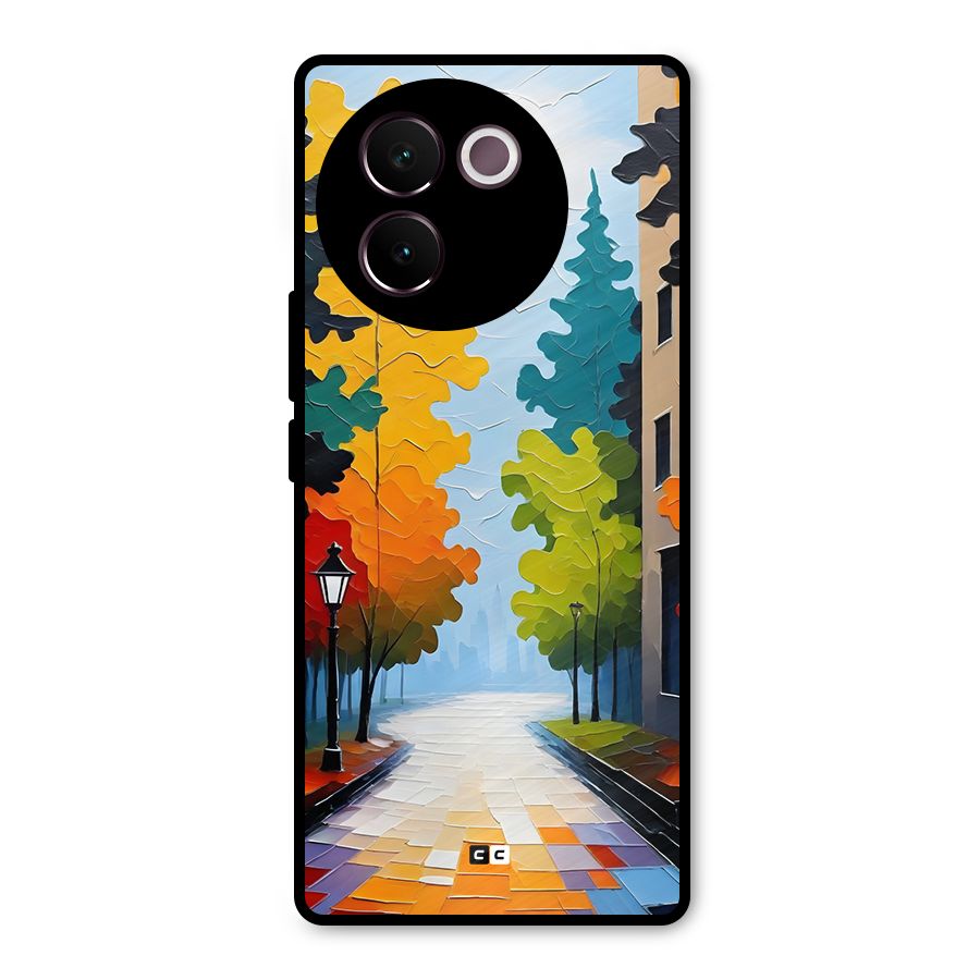 Paper Street Metal Back Case for Vivo V30e
