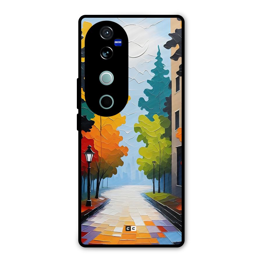 Paper Street Metal Back Case for Vivo V40