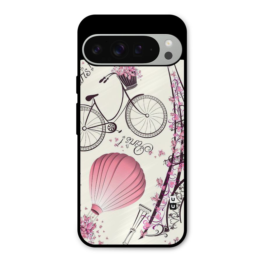 Paris Clipart Metal Back Case for Google Pixel 9 Pro XL