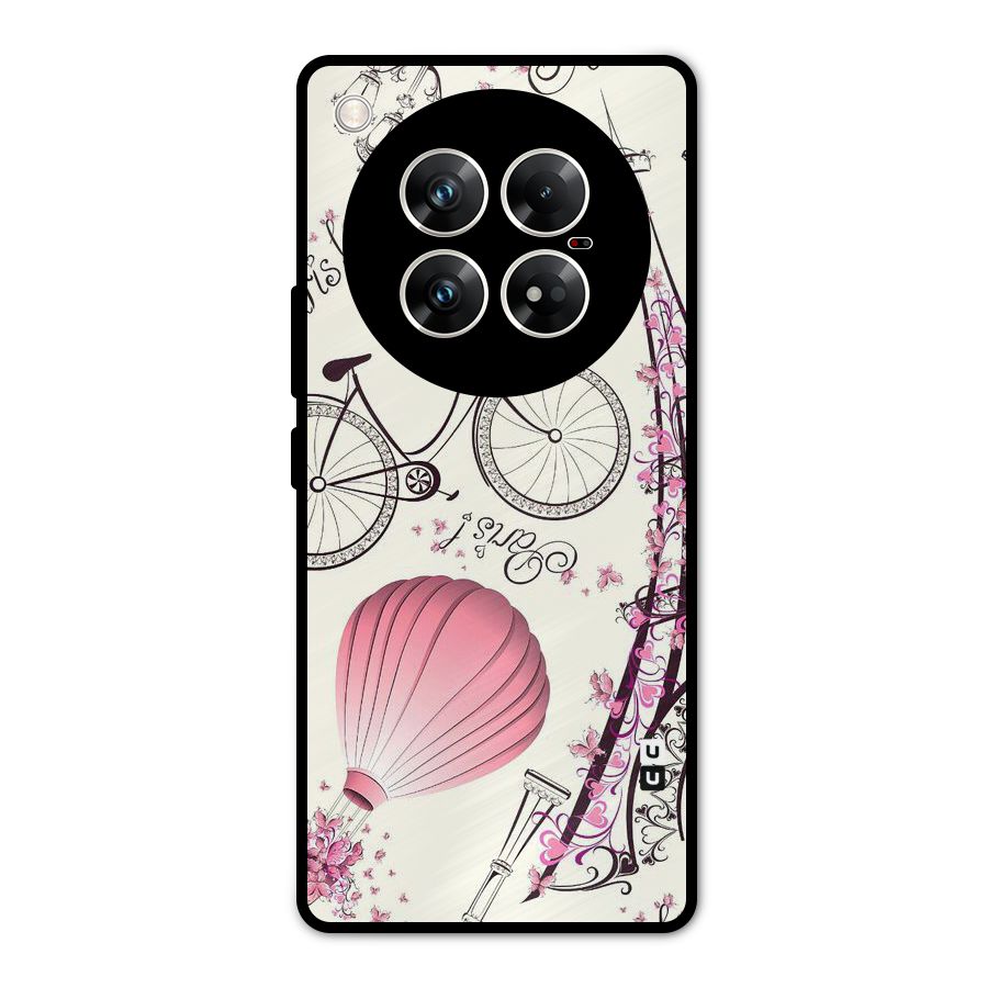 Paris Clipart Metal Back Case for Infinix Zero 40 5G