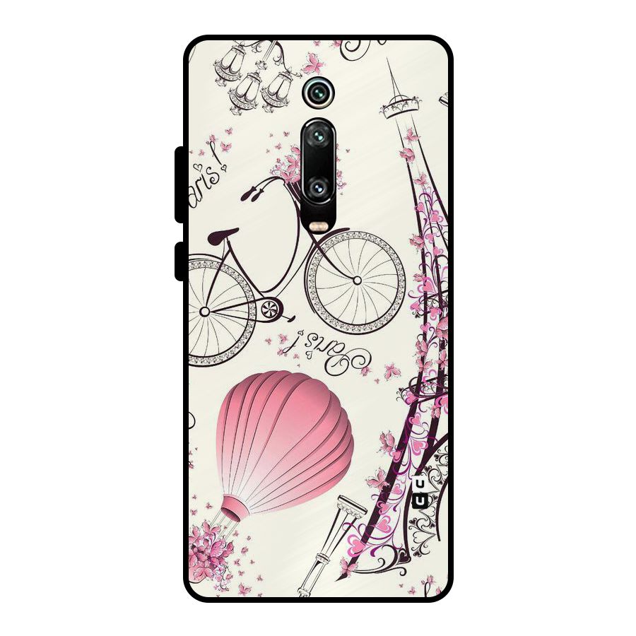Paris Clipart Metal Back Case for Redmi K20 Pro