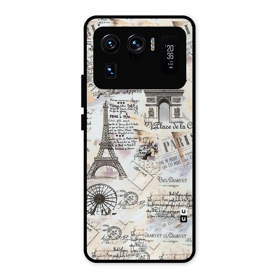 Paris Paper Metal Back Case for Mi 11 Ultra