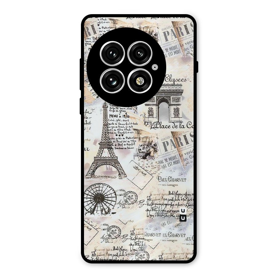 Paris Paper Metal Back Case for OnePlus 13