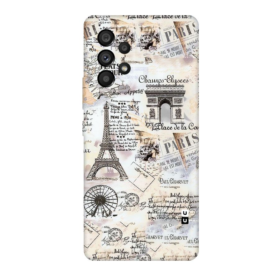 Paris Paper Original Polycarbonate Back Case for Galaxy A53 5G