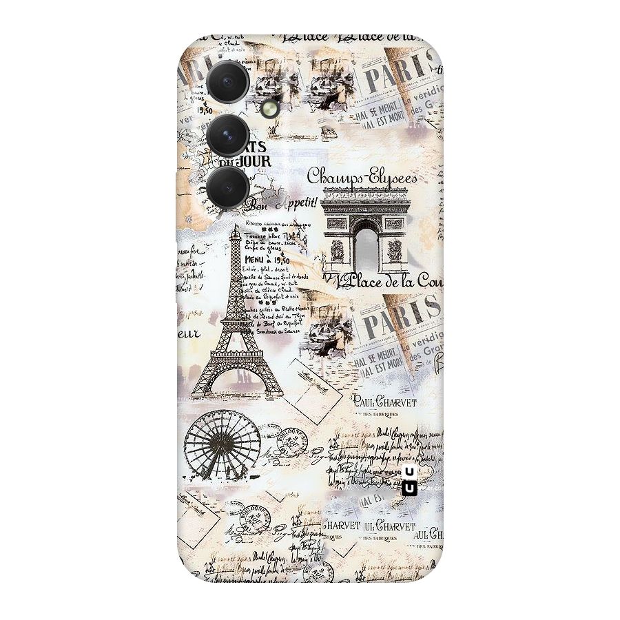 Paris Paper Original Polycarbonate Back Case for Galaxy A54