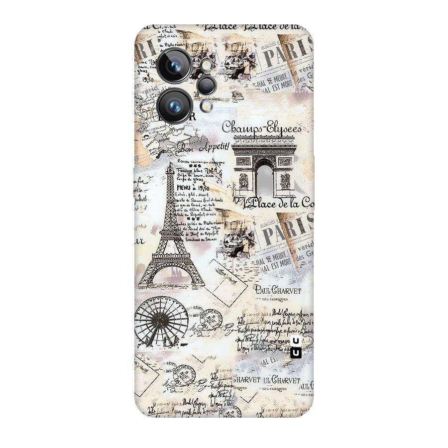 Paris Paper Original Polycarbonate Back Case for Realme GT2 Pro