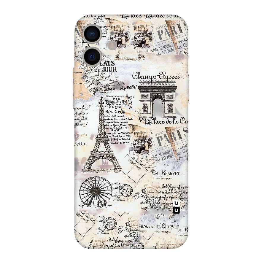 Paris Paper Original Polycarbonate Back Case for iPhone 11
