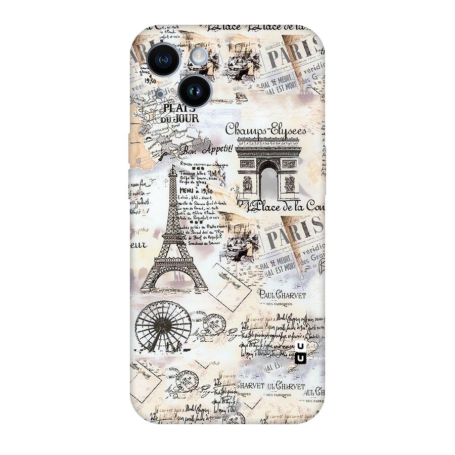 Paris Paper Original Polycarbonate Back Case for iPhone 14