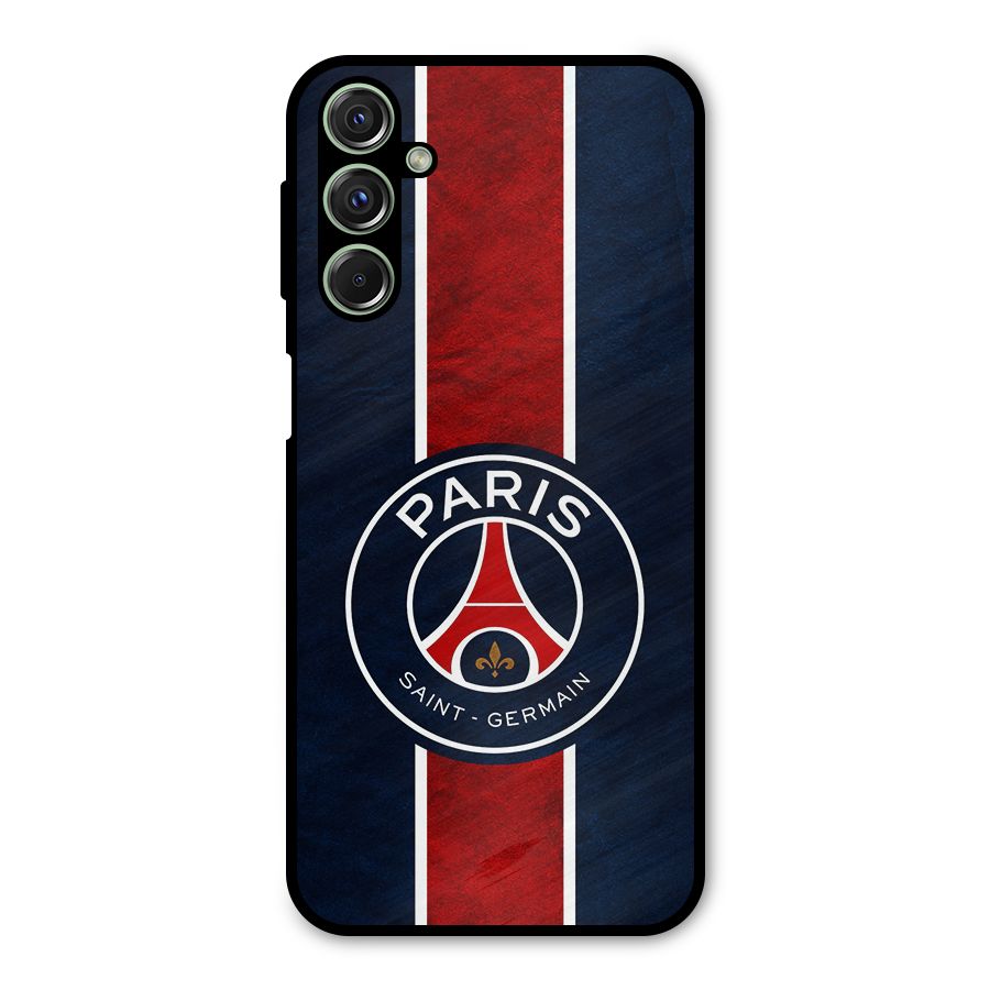 Paris Saint Germain Football Club Metal Back Case for Galaxy F34