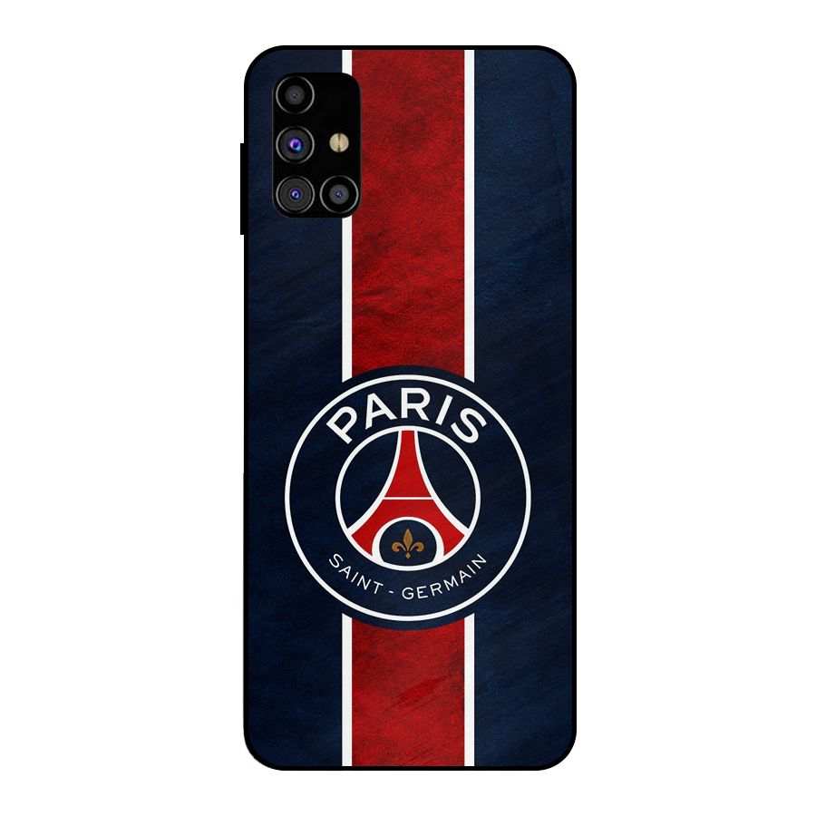 Paris Saint Germain Football Club Metal Back Case for Galaxy M31s