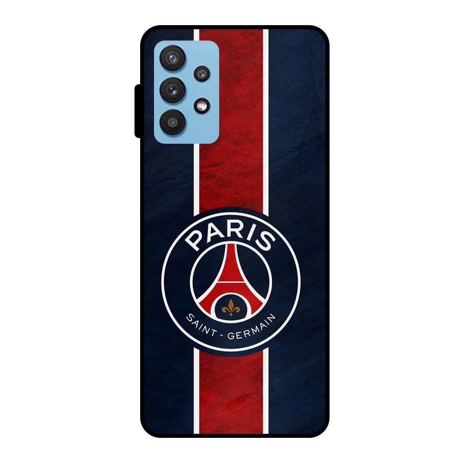 Paris Saint Germain Football Club Metal Back Case for Galaxy M32 5G