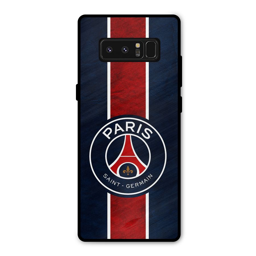 Paris Saint Germain Football Club Metal Back Case for Galaxy Note 8