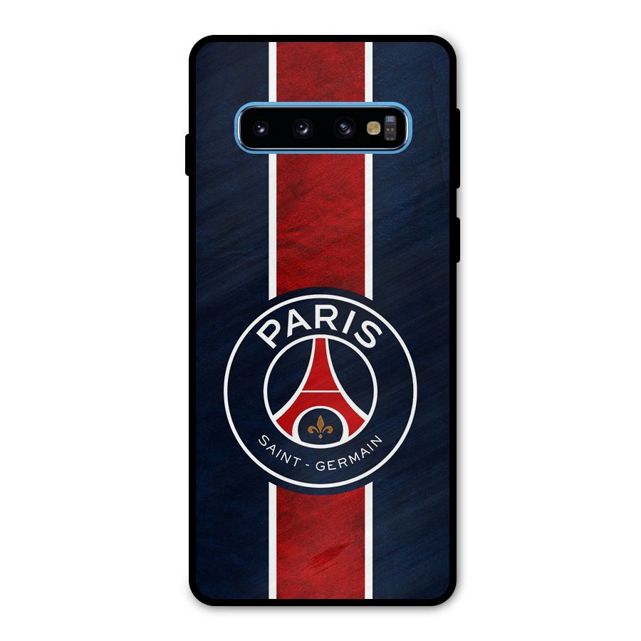 Paris Saint Germain Football Club Metal Back Case for Galaxy S10