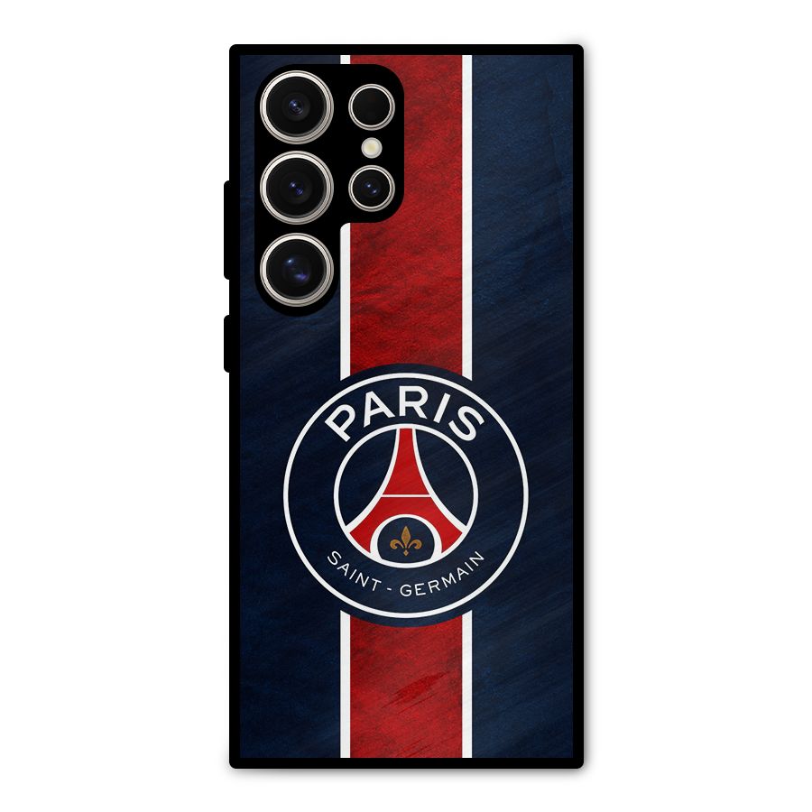 Paris Saint Germain Football Club Metal Back Case for Galaxy S24 Ultra