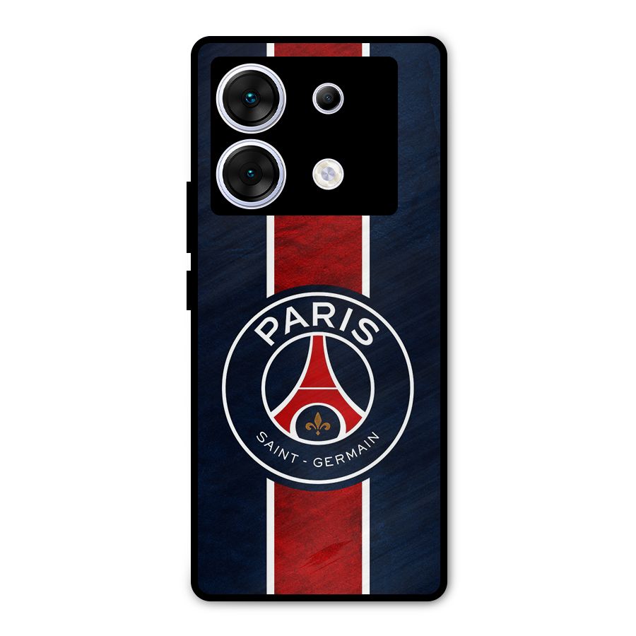 Paris Saint Germain Football Club Metal Back Case for Infinix Zero 30 5G