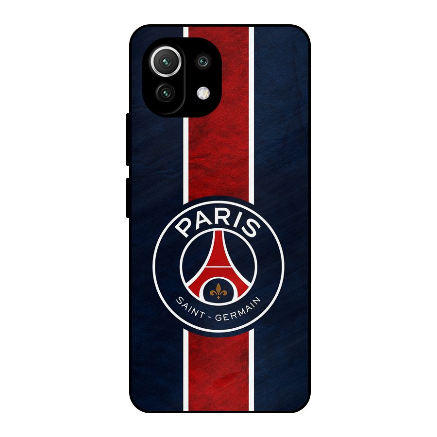 Paris Saint Germain Football Club Metal Back Case for Mi 11 Lite NE 5G
