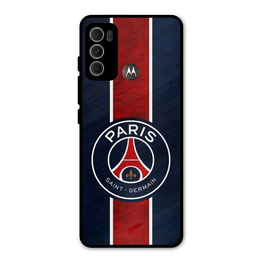 Paris Saint Germain Football Club Metal Back Case for Moto G60