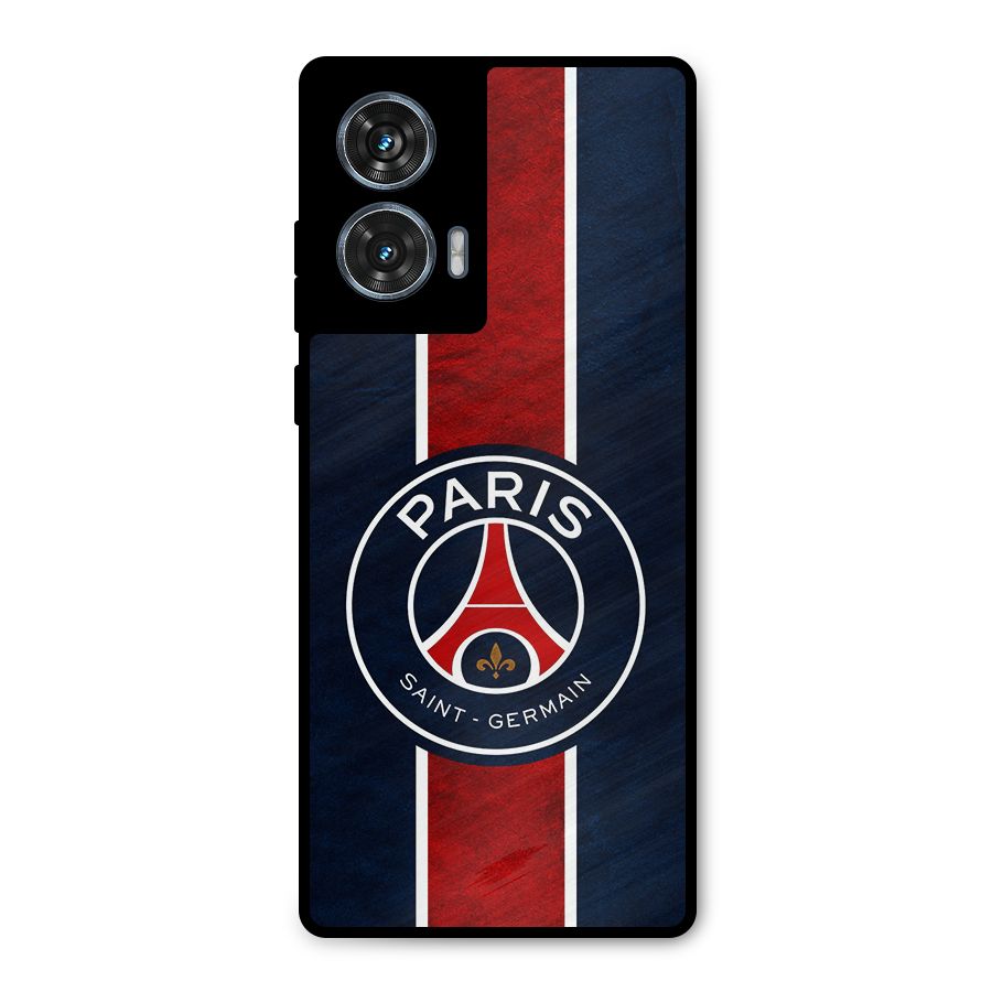 Paris Saint Germain Football Club Metal Back Case for Motorola Edge 50 Fusion