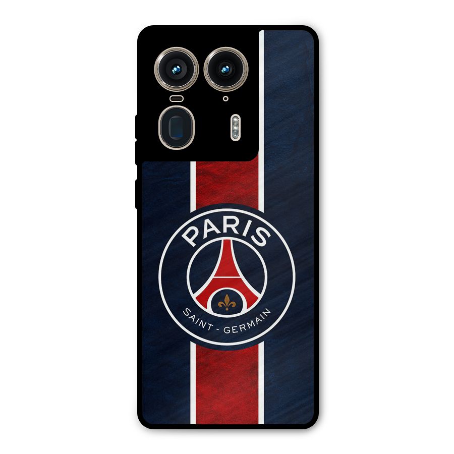 Paris Saint Germain Football Club Metal Back Case for Motorola Edge 50 Ultra