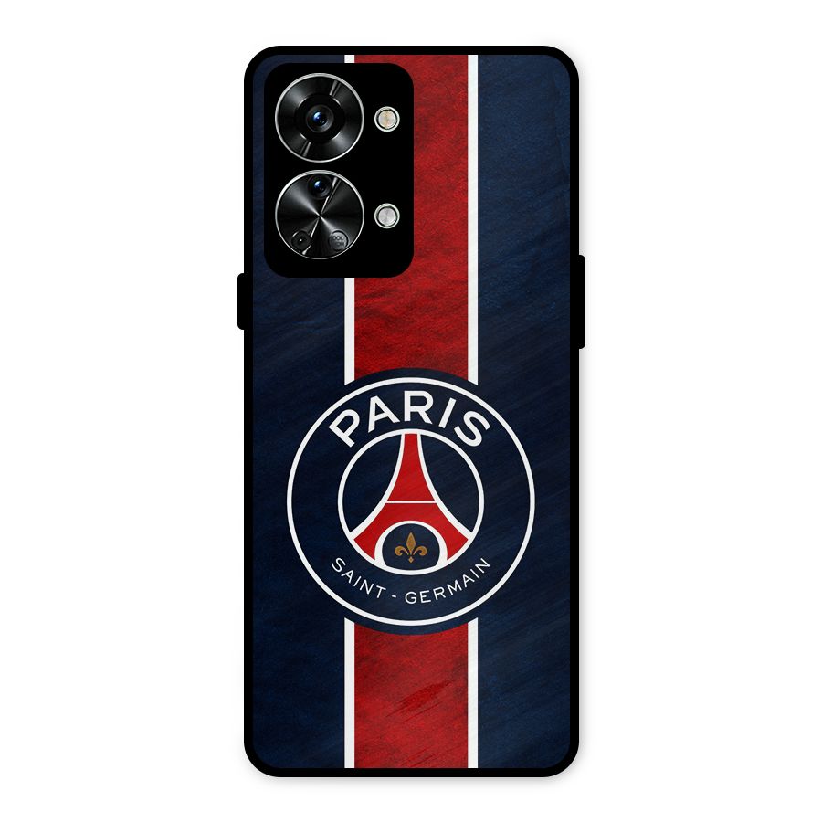 Paris Saint Germain Football Club Metal Back Case for OnePlus Nord 2T