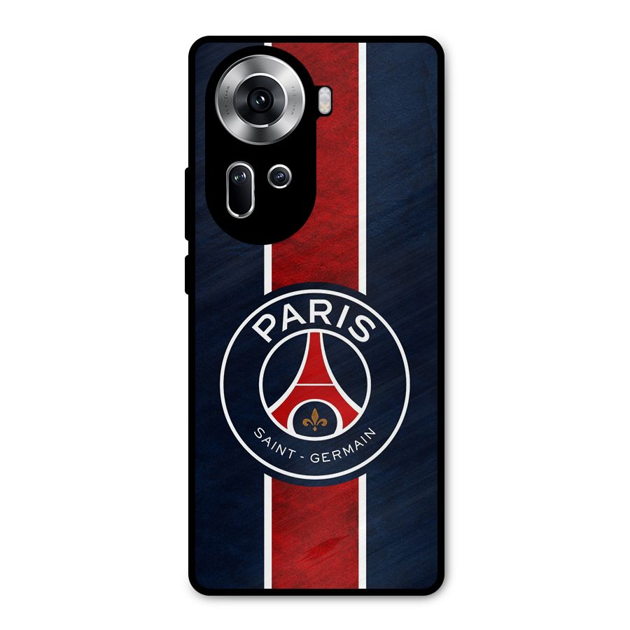 Paris Saint Germain Football Club Metal Back Case for Oppo Reno11 5G