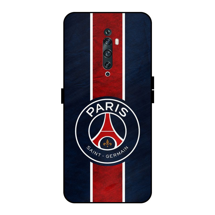 Paris Saint Germain Football Club Metal Back Case for Oppo Reno2 F