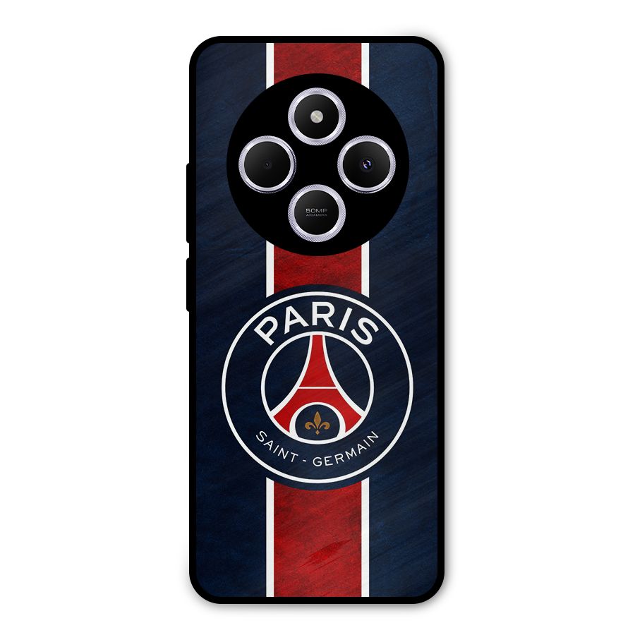 Paris Saint Germain Football Club Metal Back Case for Poco C75 5G