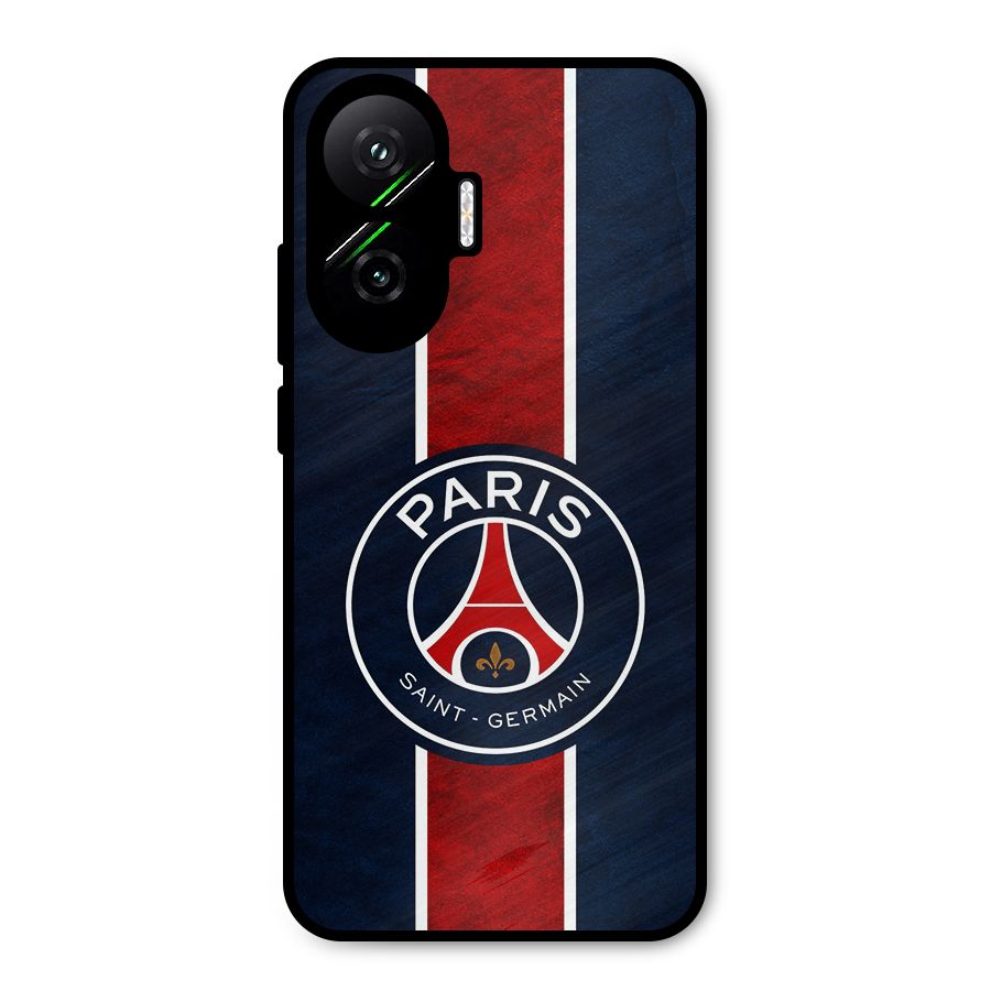 Paris Saint Germain Football Club Metal Back Case for Poco F7