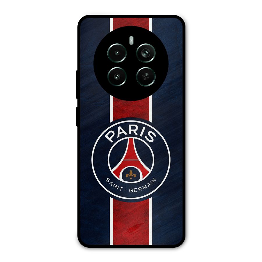 Paris Saint Germain Football Club Metal Back Case for Realme 12 Pro Plus