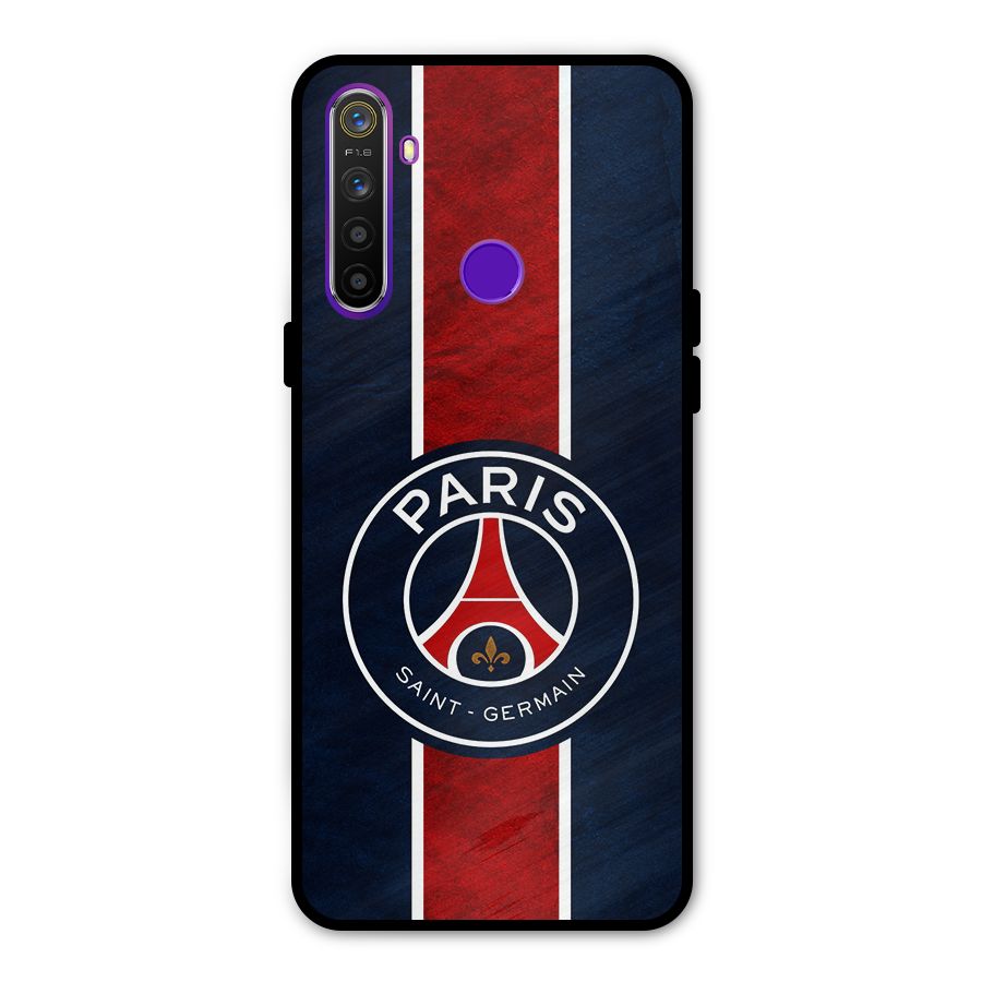 Paris Saint Germain Football Club Metal Back Case for Realme 5