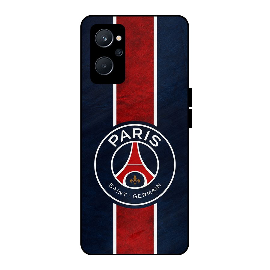 Paris Saint Germain Football Club Metal Back Case for Realme 9i 5G