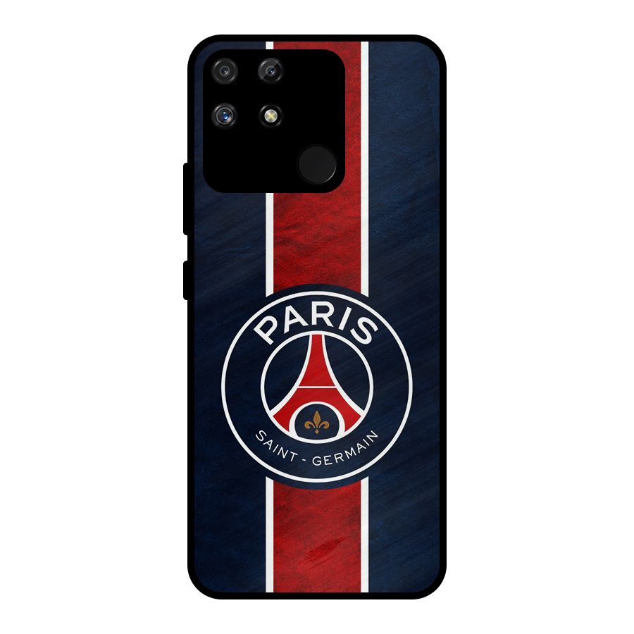 Paris Saint Germain Football Club Metal Back Case for Realme Narzo 50A