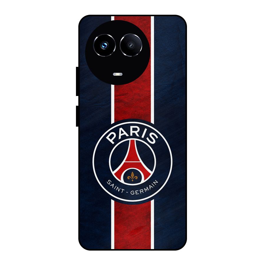 Paris Saint Germain Football Club Metal Back Case for Realme Narzo 60X