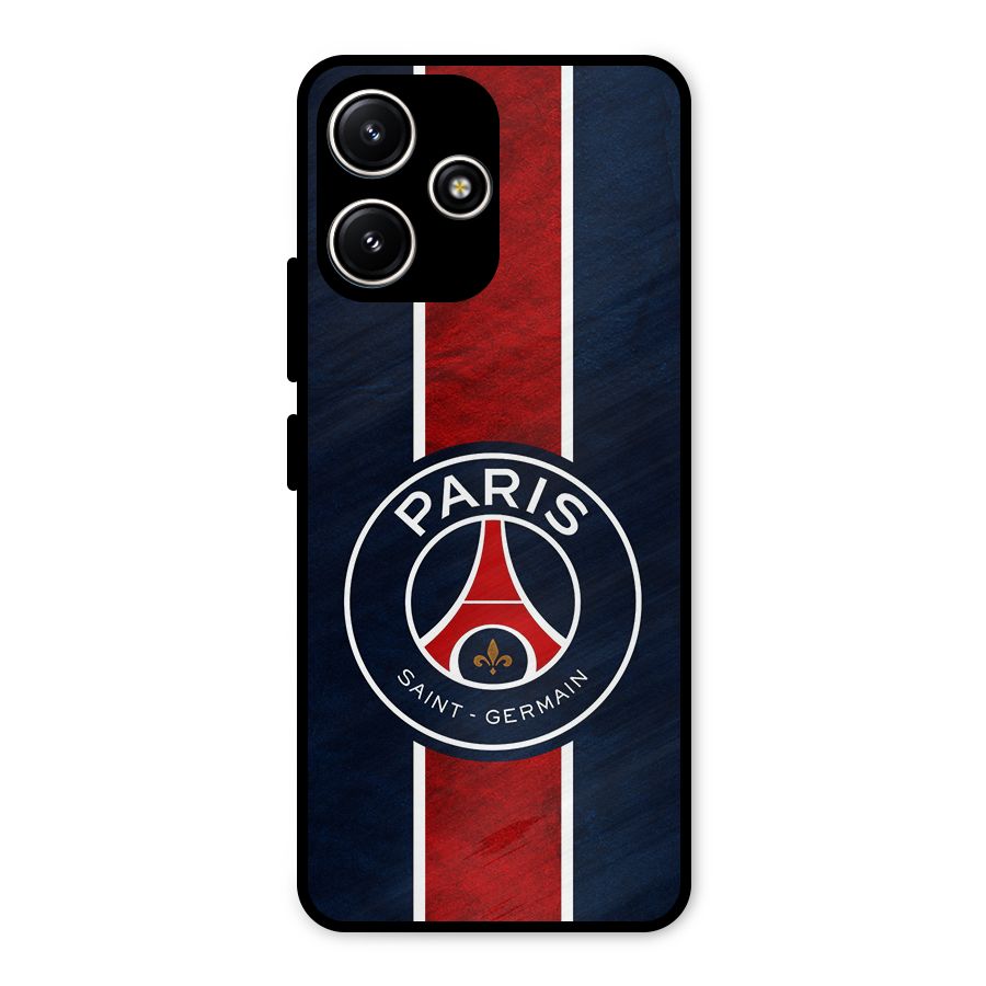 Paris Saint Germain Football Club Metal Back Case for Redmi 12 5G