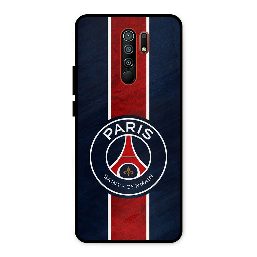 Paris Saint Germain Football Club Metal Back Case for Redmi 9 Prime