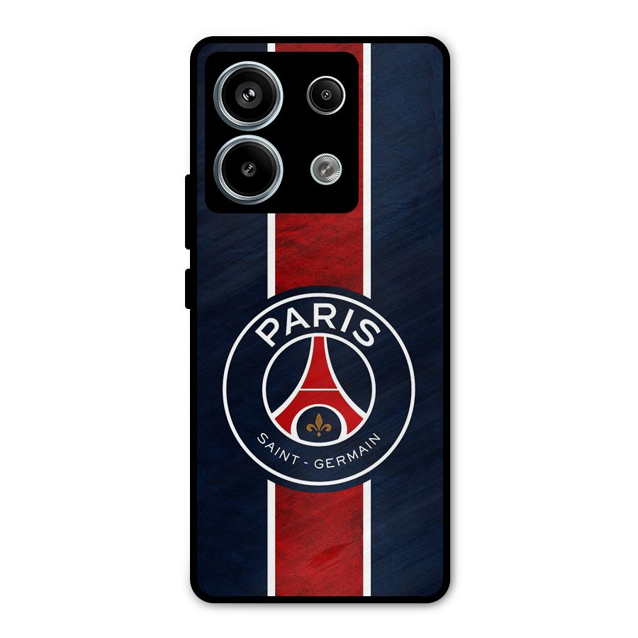 Paris Saint Germain Football Club Metal Back Case for Redmi Note 13 Pro 5G