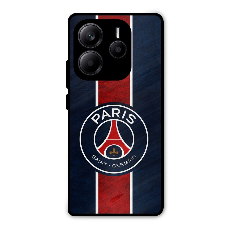 Paris Saint Germain Football Club Metal Back Case for Redmi Note 14 5G