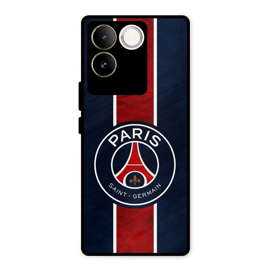 Paris Saint Germain Football Club Metal Back Case for Vivo T2 Pro