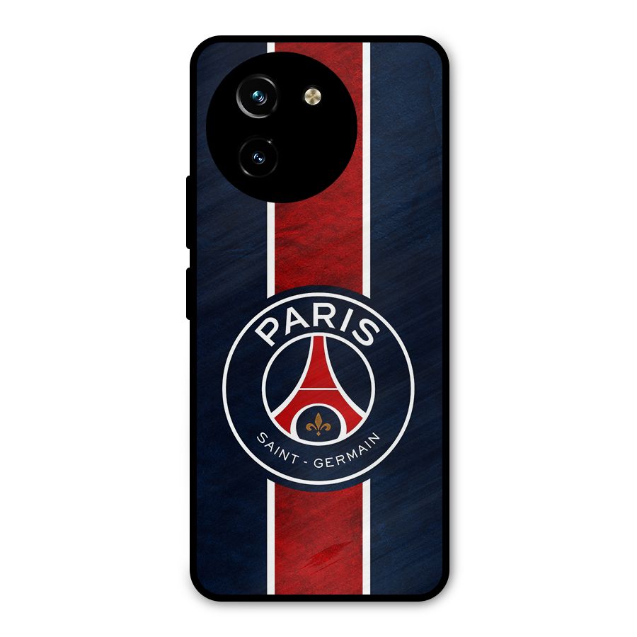 Paris Saint Germain Football Club Metal Back Case for Vivo T3x